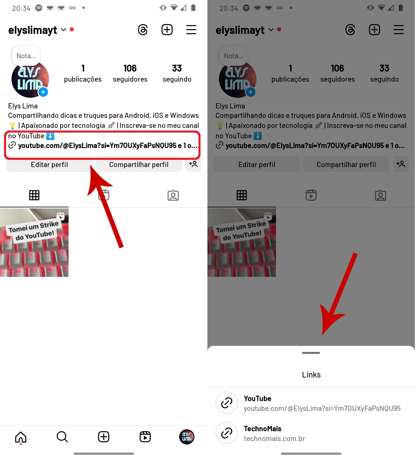 Instagram agora permite adicionar até 5 links na bio