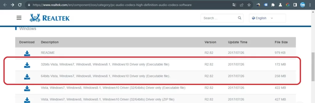 Como instalar o driver Realtek High Definition Audio
