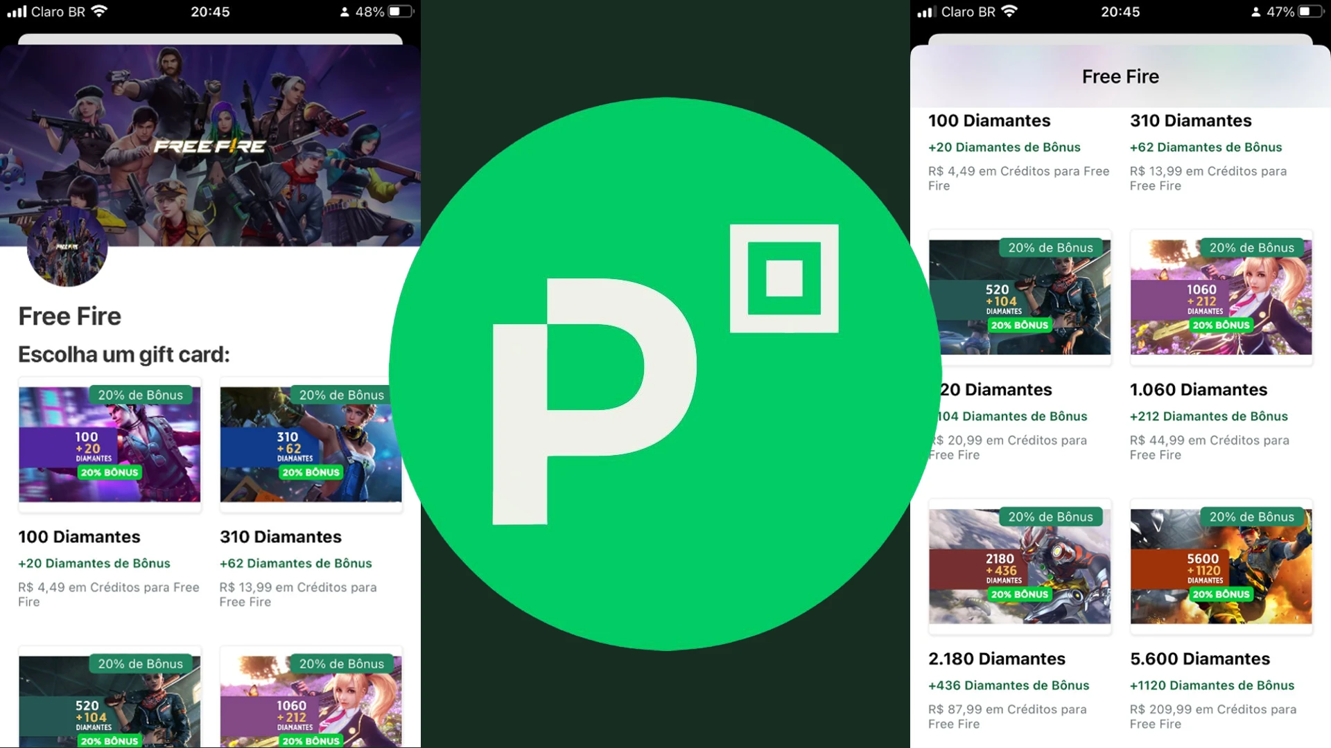 Como recarregar diamantes do Free Fire pelo PicPay