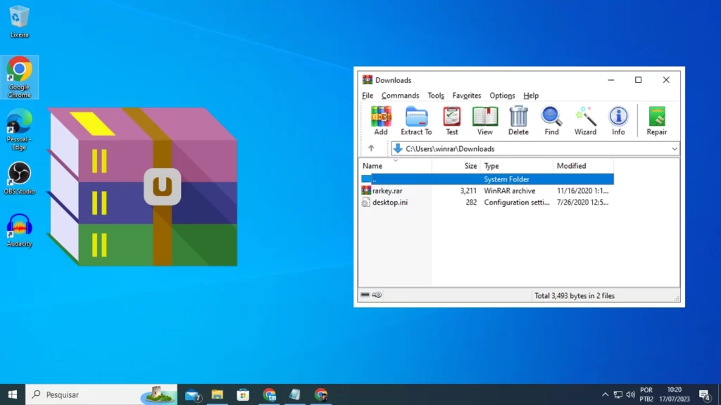 Como baixar e instalar o WinRAR no Windows 10 e 11