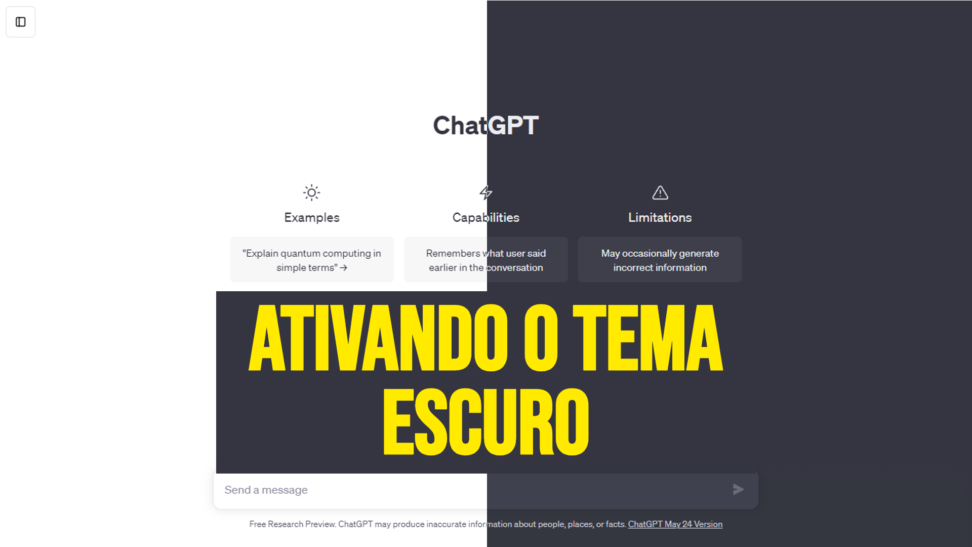 Como ativar o tema escuro no ChatGPT: Tutorial passo a passo