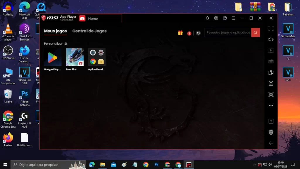 O melhor emulador para jogar Free Fire em 2024 - MSI 4.240.15.6305