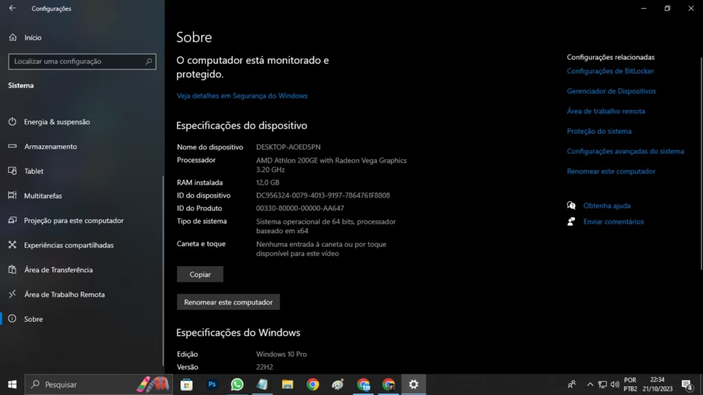 Como ver as configurações do seu PC no Windows 10/11