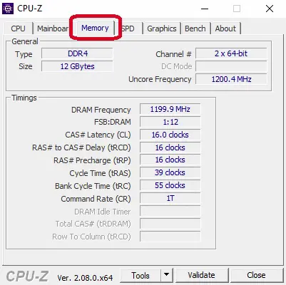 Como verificar quanto de RAM com CPU-Z