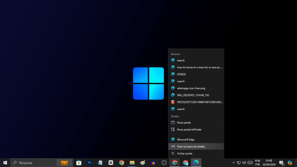 Como personalizar a barra de tarefas do Windows 10