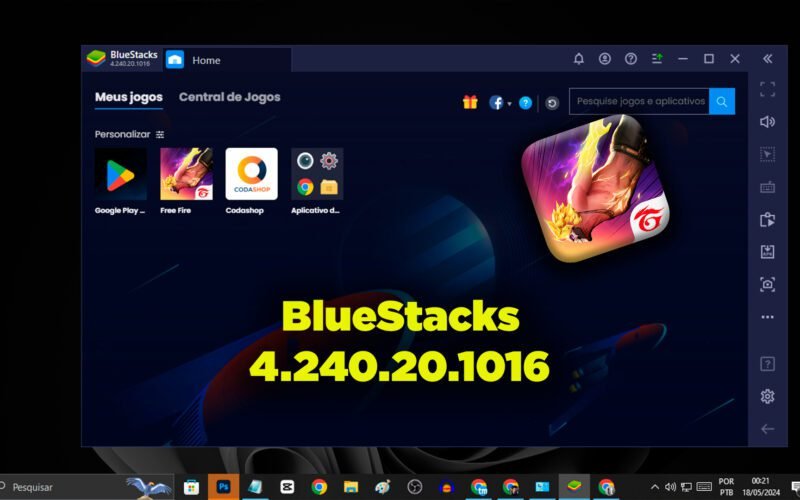 Como baixar o BlueStacks 4.240.20.1016