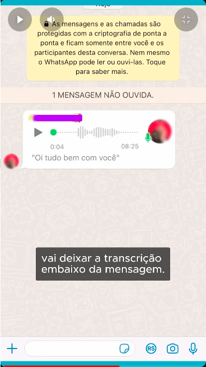 Como transformar qualquer áudio do WhatsApp