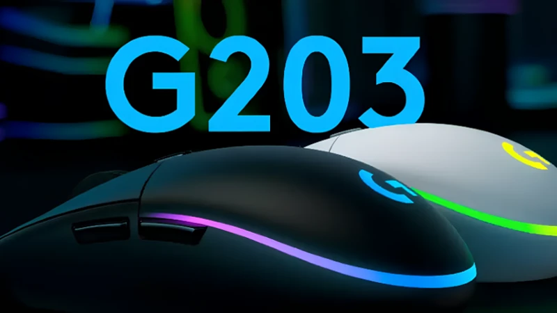 Mouse gamer Logitech G203
