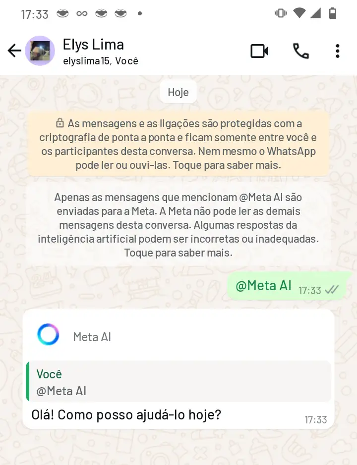 Como usar a nova inteligência artificial do WhatsApp