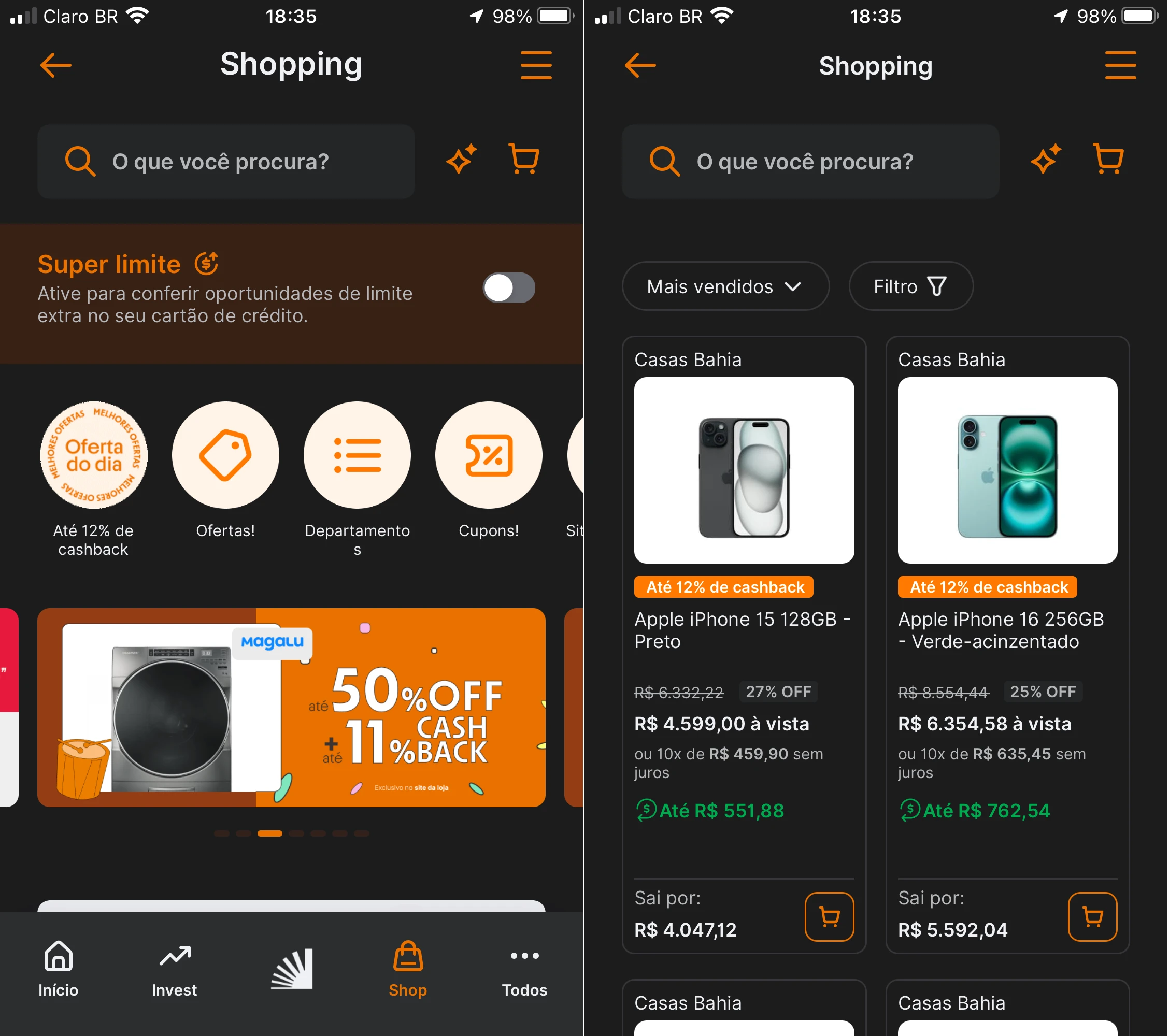 Promoções InterShop